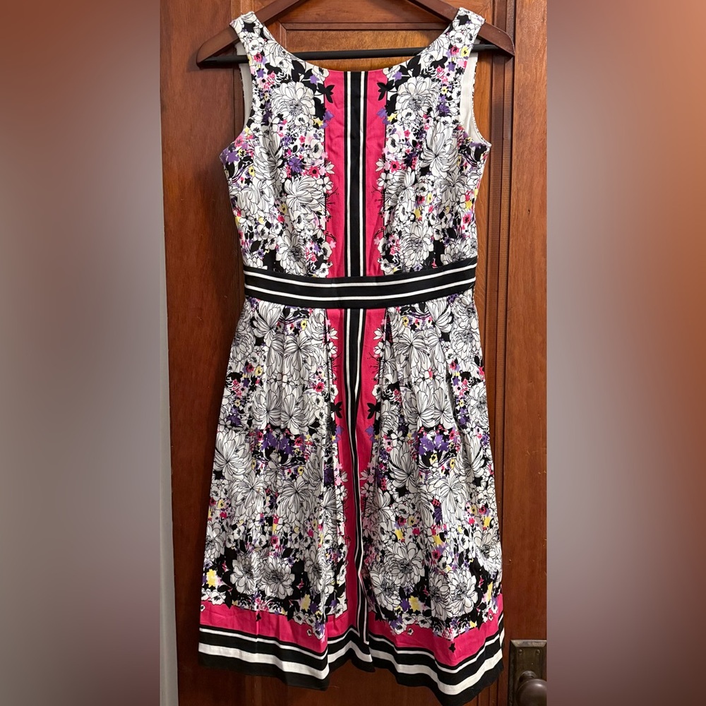 New York & Company Pink Floral Dress - size 4